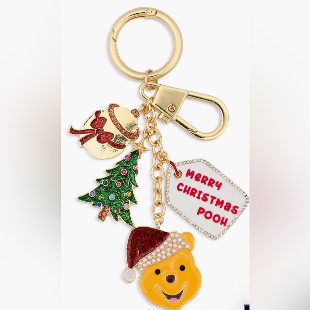 Disney X Baublebar Winnie The Pooh & Multi Holiday Charms Bag Charm/Key Chain